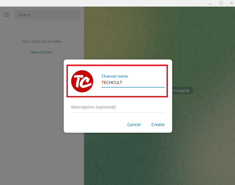 Enter the Channel name and add a display picture. How to Create Telegram Channel 