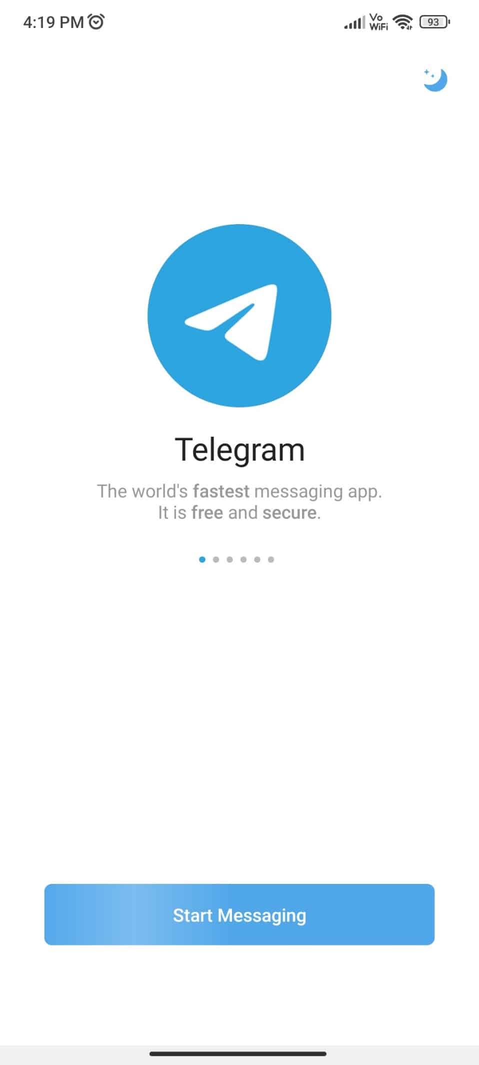 Telegram app
