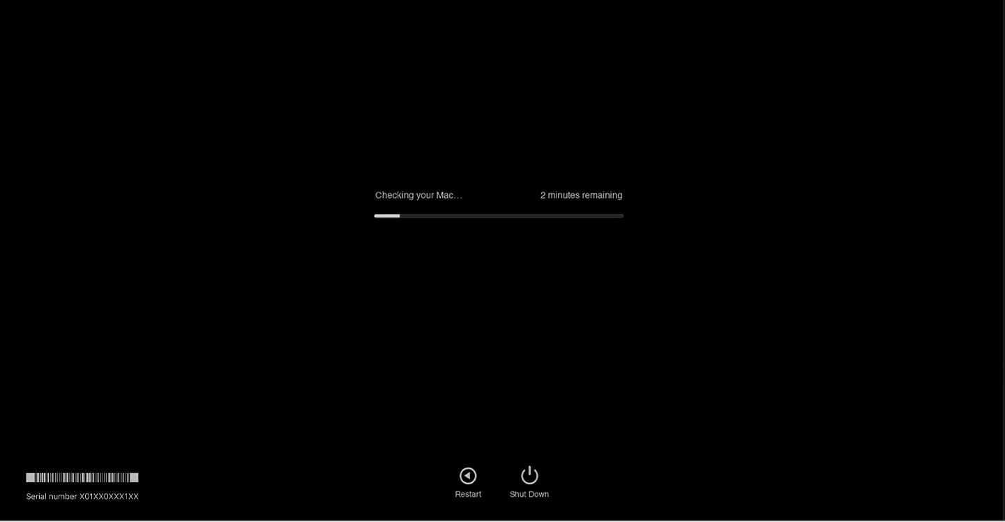 Apple Diagnostics on Mac