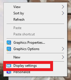 select Display settings from the context menu. How to Enable and Disable Hardware Acceleration in Windows 10