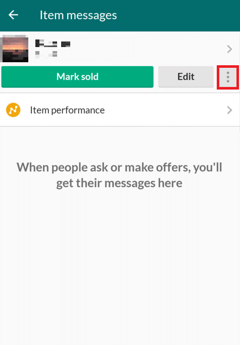 Tap on the three-dotted icon beside the Edit option |