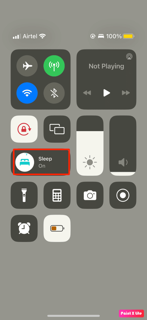sleep option