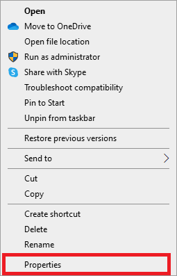 right click and select properties option. Fix Office 365 Error 70003: Your Organization Has Deleted This Device