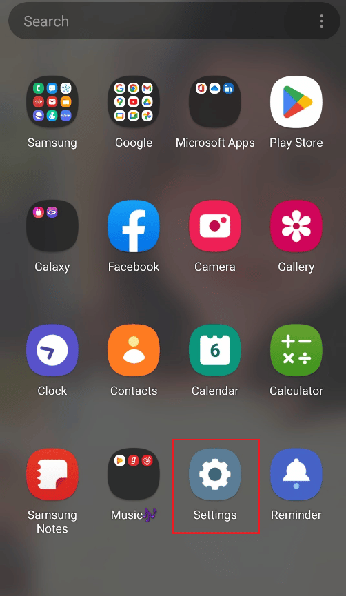 Open Settings