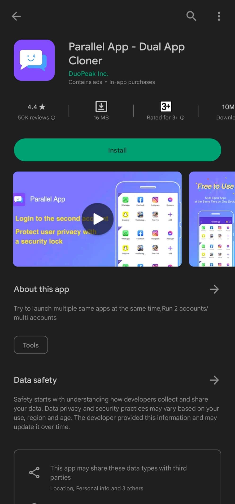 parallel app