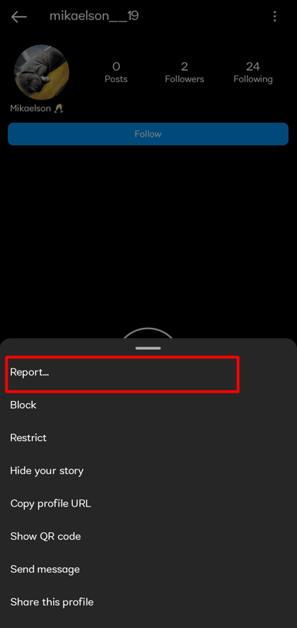 Tap on the Report... | How to Get Someones Instagram Taken Down