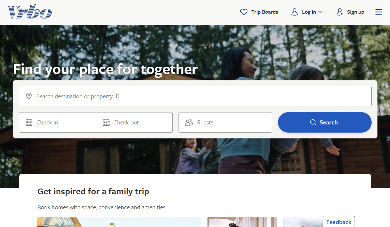 VRBO website