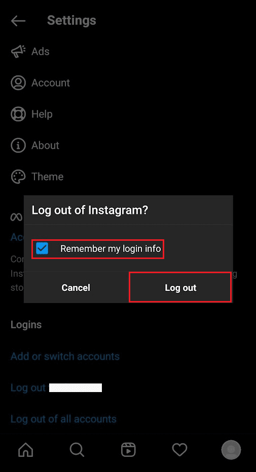Remember my login info