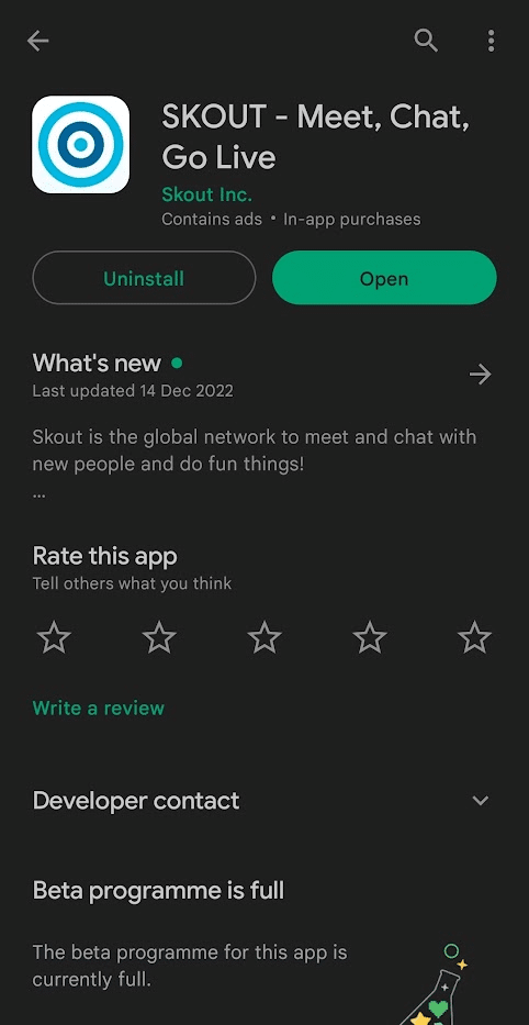 Google Play Store - Skout app | How to Sign Up for Skout