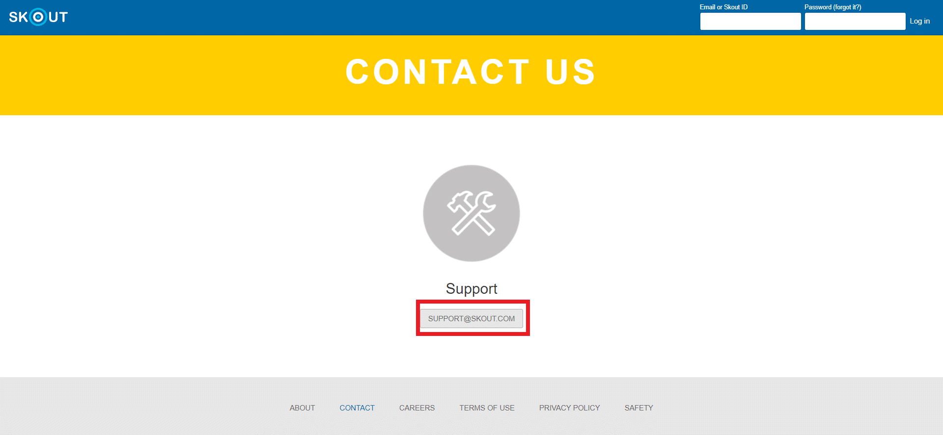 CONTACT US | How to Delete Skout Account