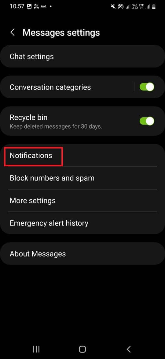 tap on Notifications. How to Change Notification Sounds for Different Apps on Samsung