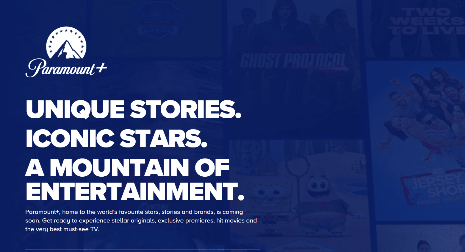 Visit Paramount Plus website