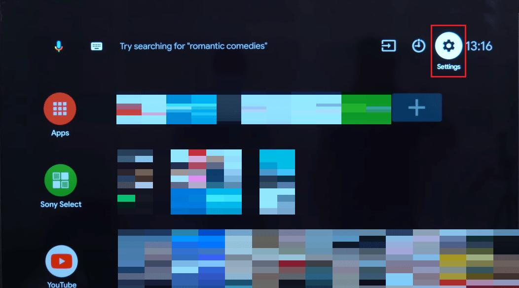 sony smart tv settings. 