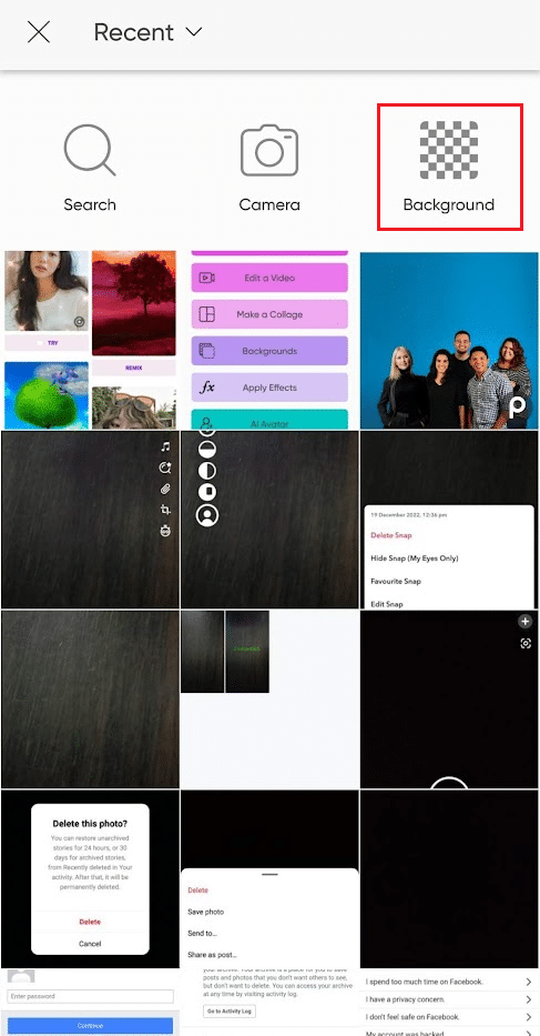 Tap on Background | How to Add Someone into a Picture without Photoshop