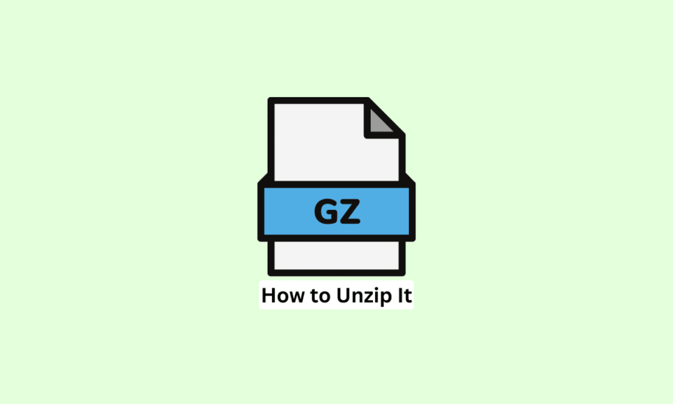 What is GZ File and How Do You UnZip It?