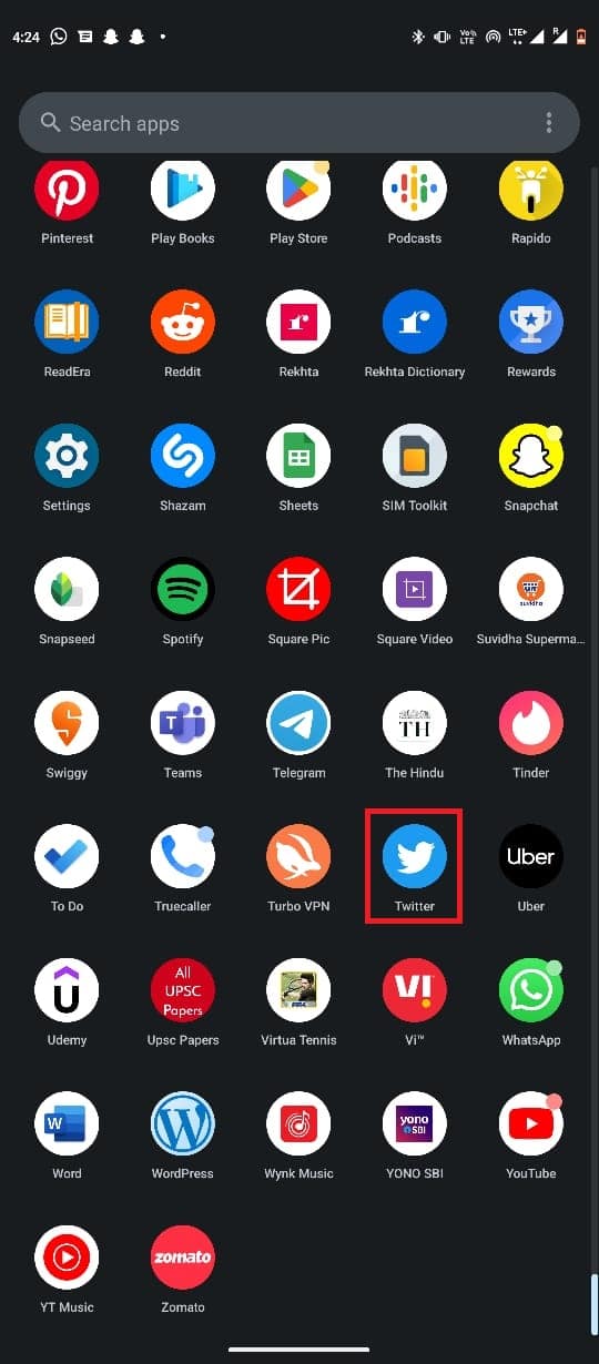 Open Twitter from the phone menu. 11 Ways to Fix Twitter Not Working on Android and iPhone