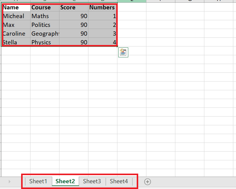 Now, your worksheet is split into multiple files by row | How to Split Excel File into Multiple Files by Row