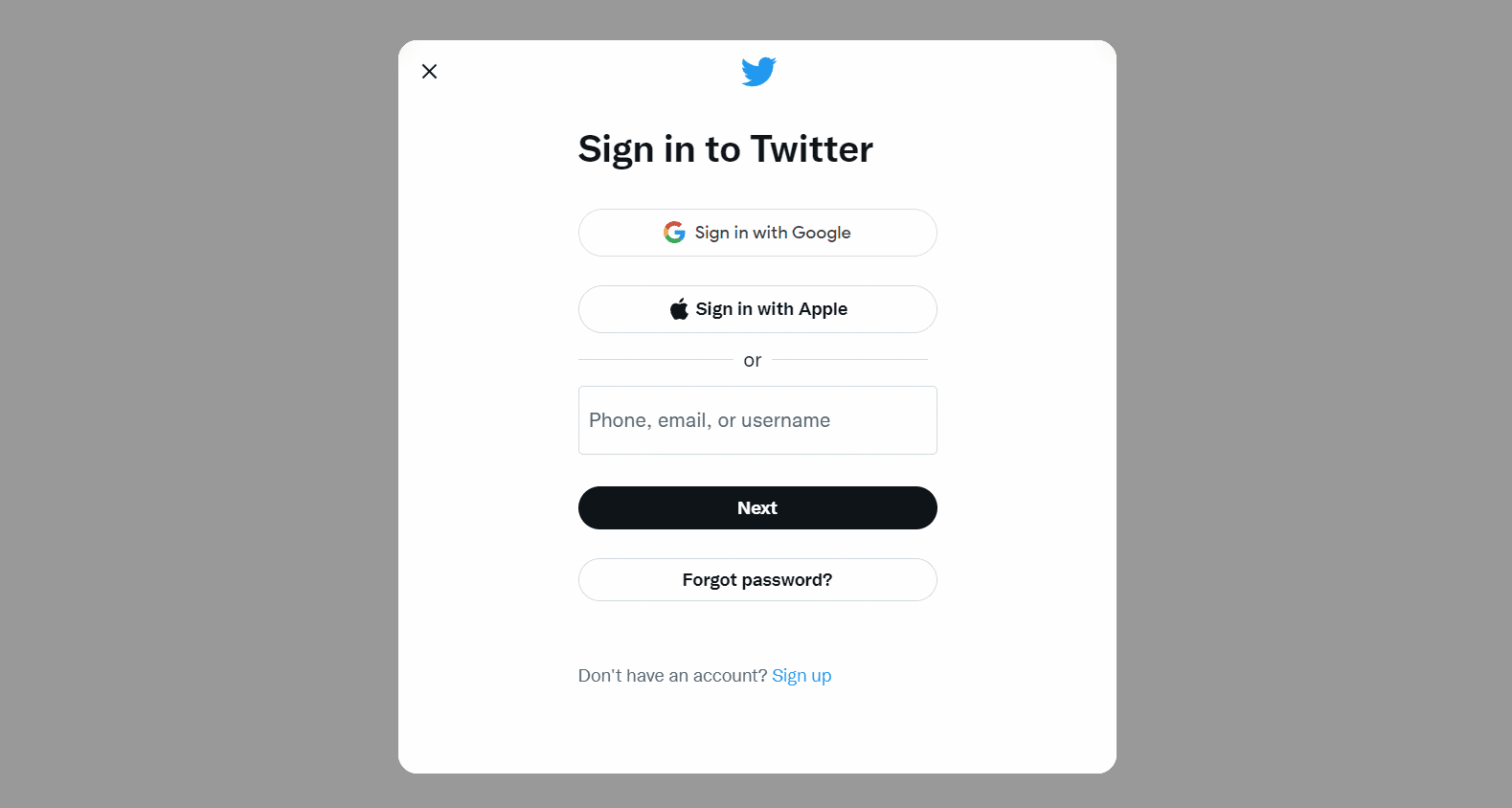 Launch Twitter