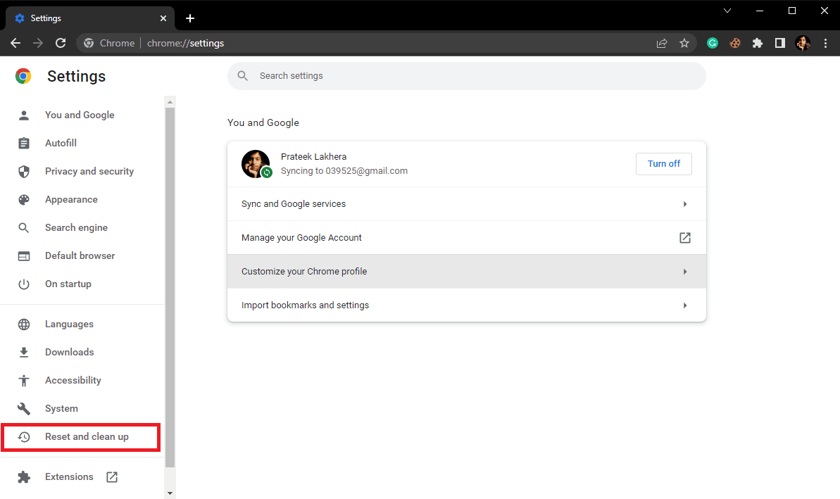navigate to the Reset and clean up. How to Fix Comcast Email Not Working