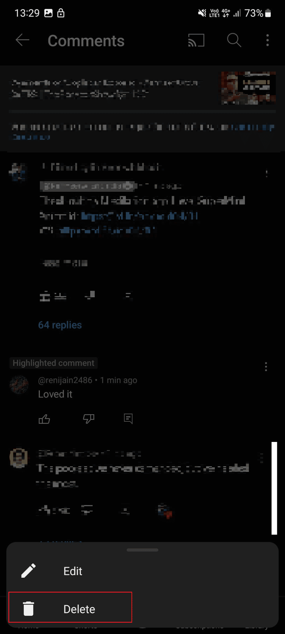 delete youtube phone