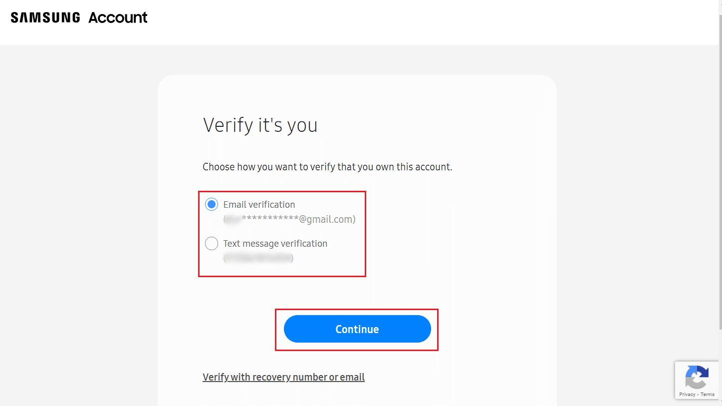 Tap on the Email field