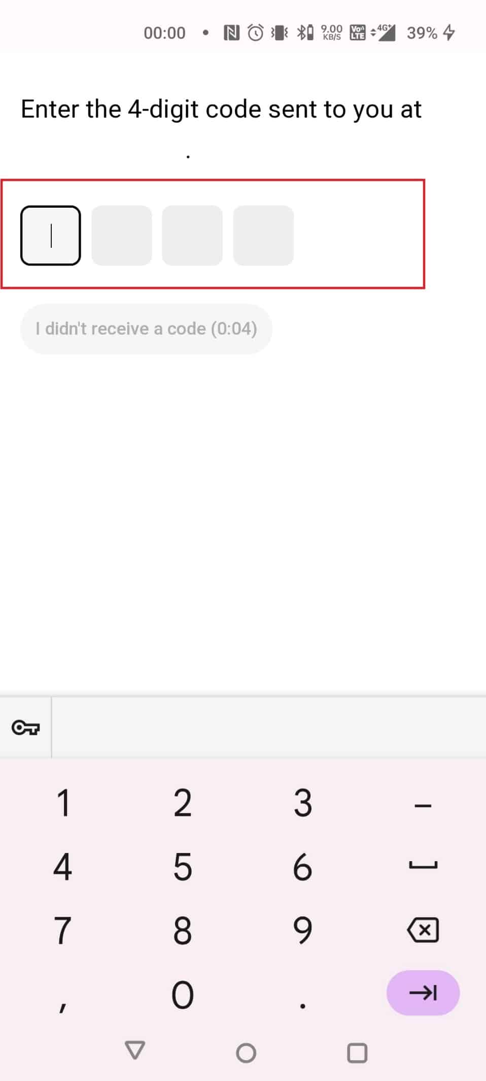 Enter the verification code sent to your mobile number | How to Create Multiple Uber Accounts