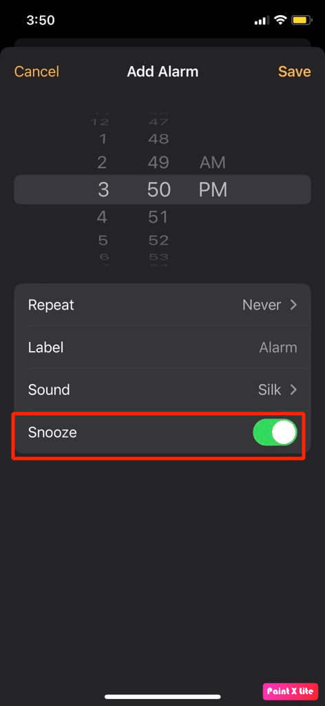 enable snooze