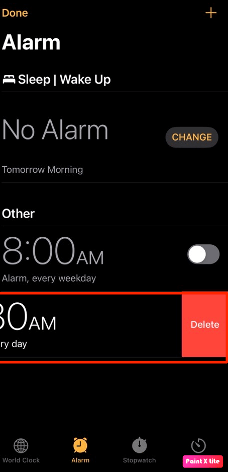 delete alarm | How to Fix Silent Alarm Issue on iPhone