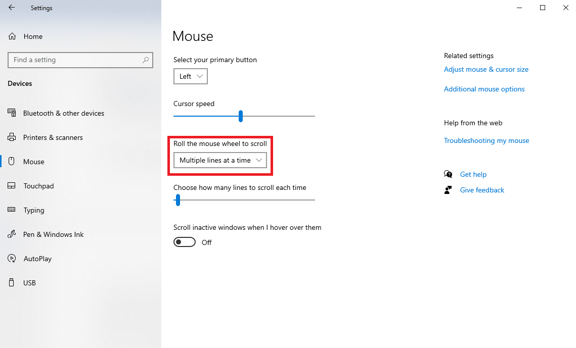 select Multiple lines at a time. Fix Windows Scrolling by Itself Issue