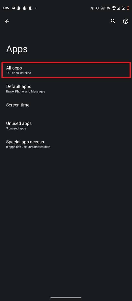 click on Apps and then select All apps. 11 Ways to Fix Twitter Not Working on Android and iPhone