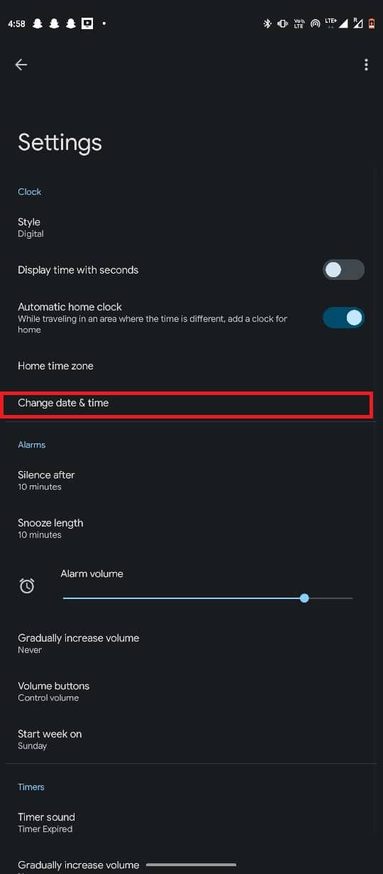select Change date & time. 11 Ways to Fix Twitter Not Working on Android and iPhone