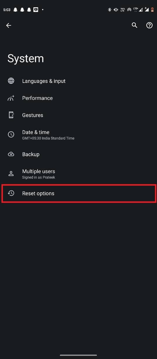 select Reset options. 11 Ways to Fix Twitter Not Working on Android and iPhone