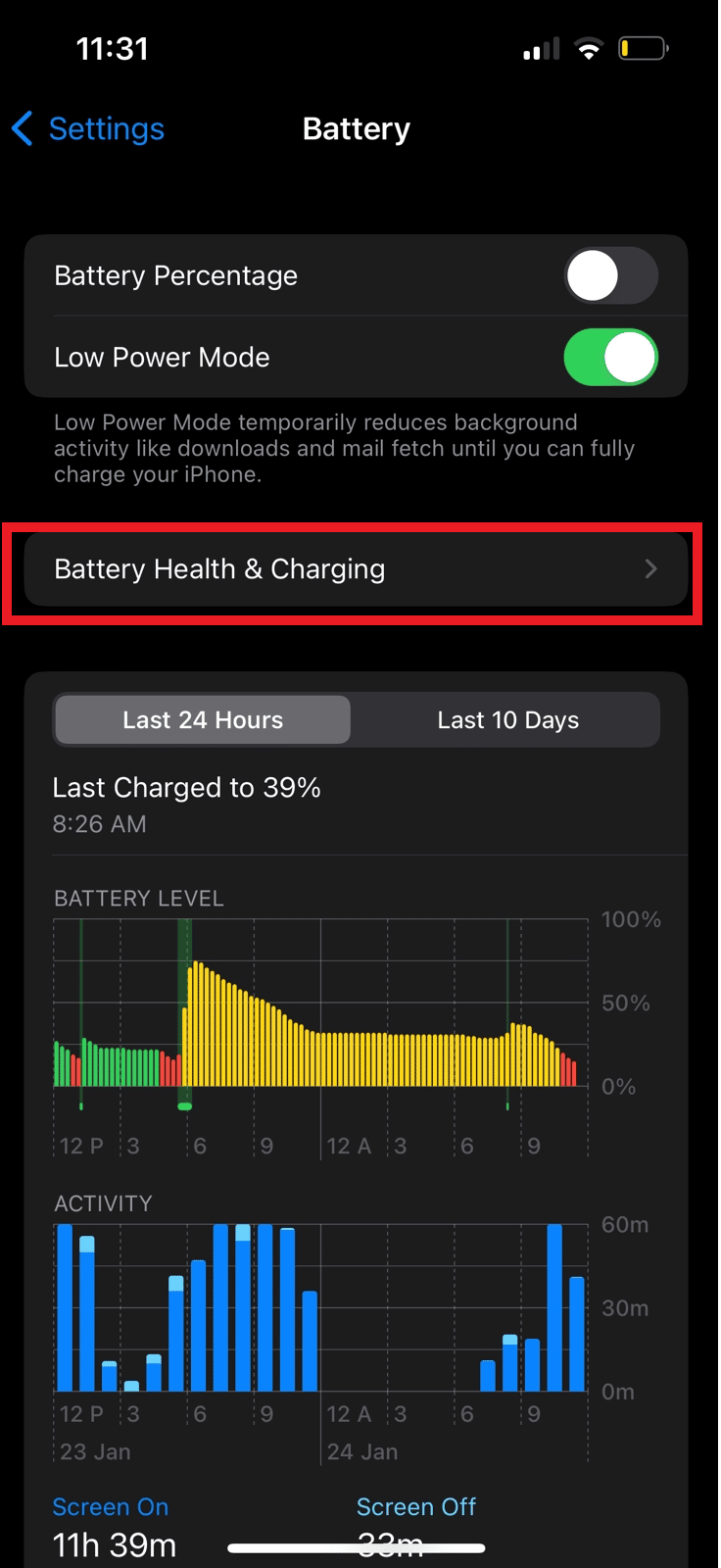 select Battery Health. 11 Ways to Fix Twitter Not Working on Android and iPhone