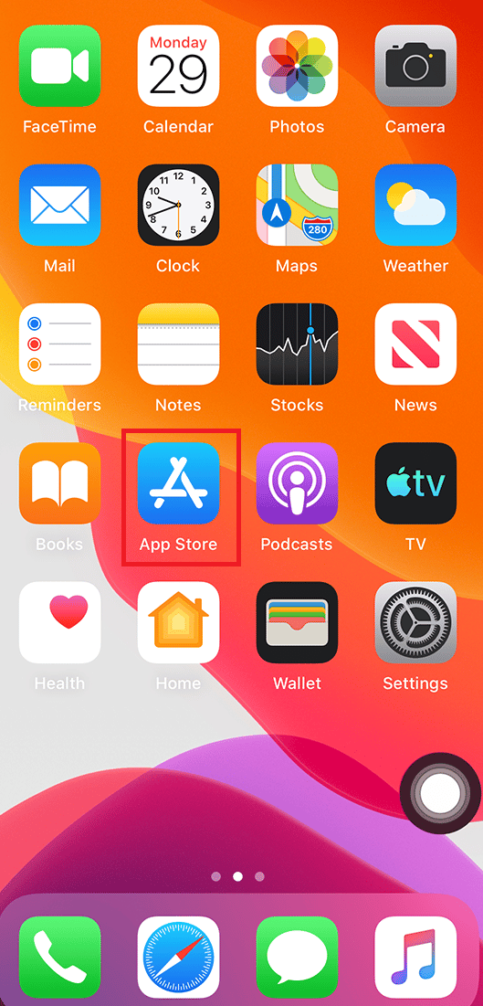 search app store on iphone