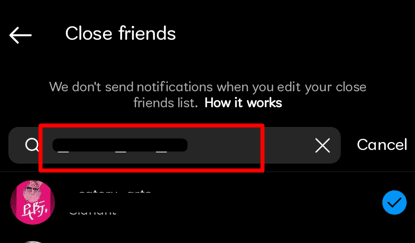 Enter the username of the person who may have muted you in the Search field. Only one individual will be added. 