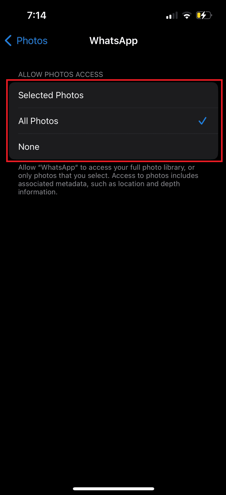There choose as per your preference | Whatsapp camera settings