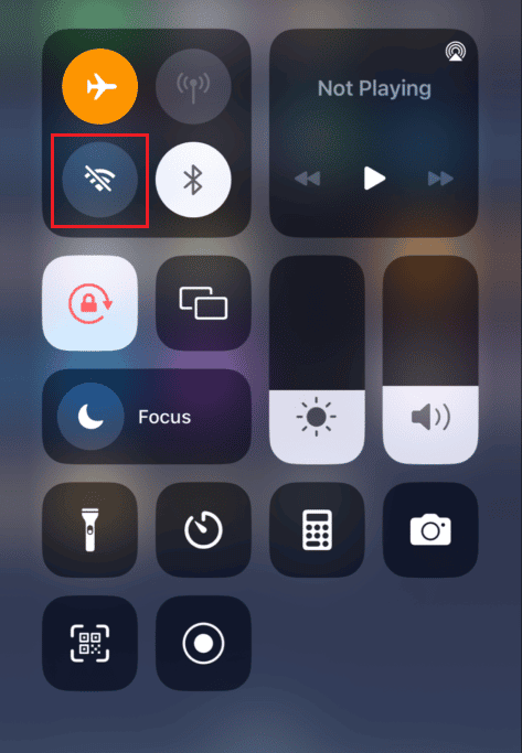 tap on the Wi-Fi icon | Apple Music artwork not showing