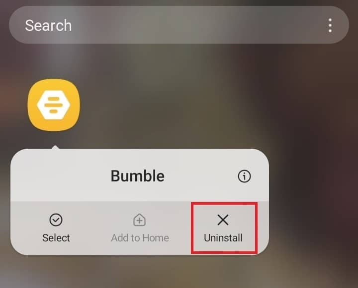 Uninstall Bumble. 12 Ways to Fix Bumble App Not Working