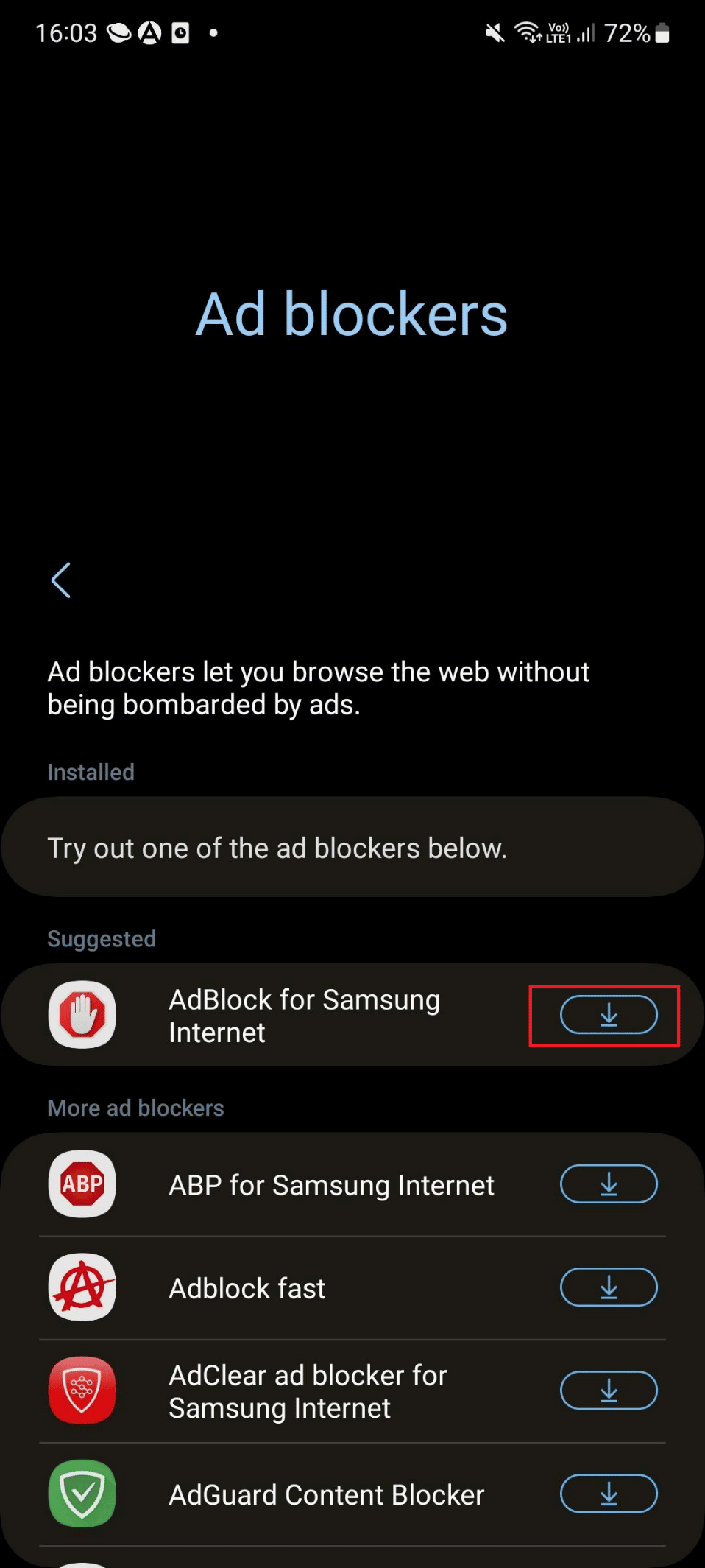 download icon adblock | How to Make Android Phone and Tablet Completely Ad Free