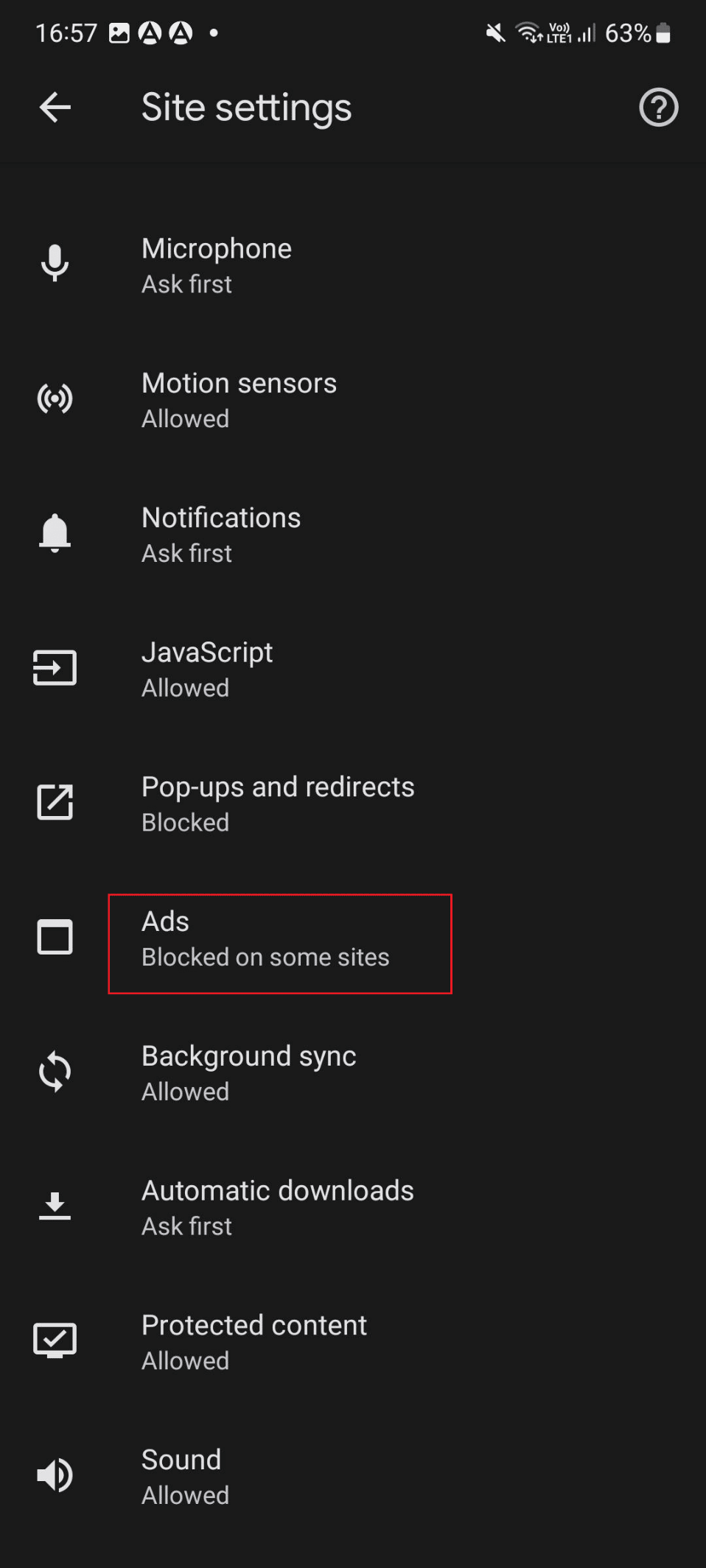 ads chrome