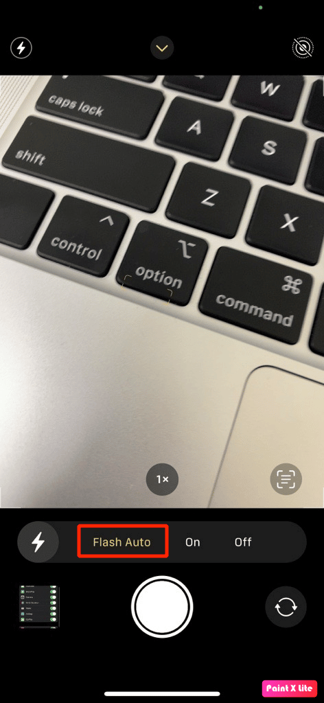 disable auto flash | fix iPhone camera not working