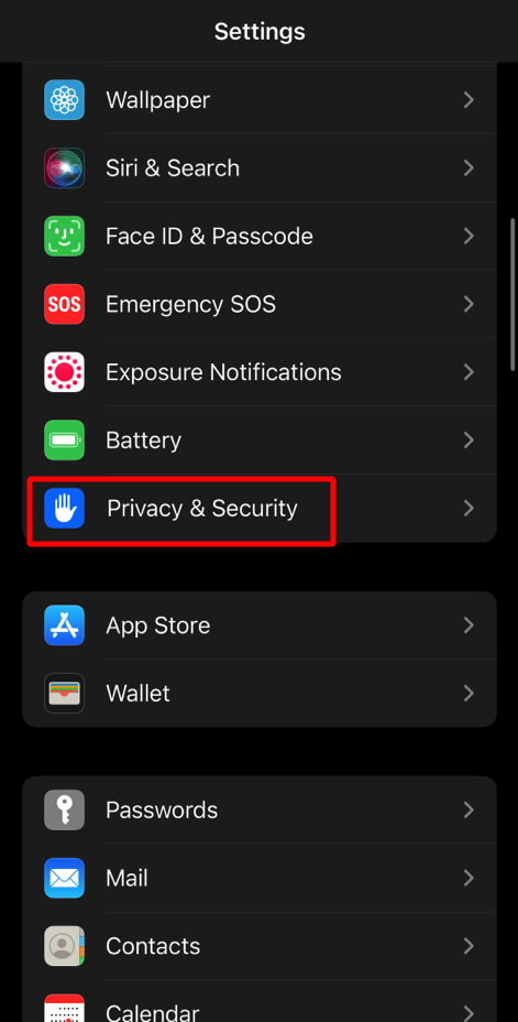 choose privacy and security