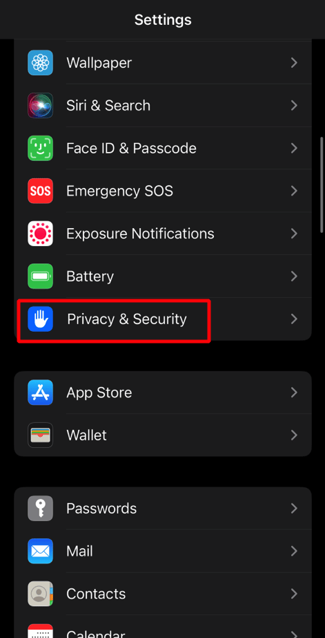 choose privacy and security