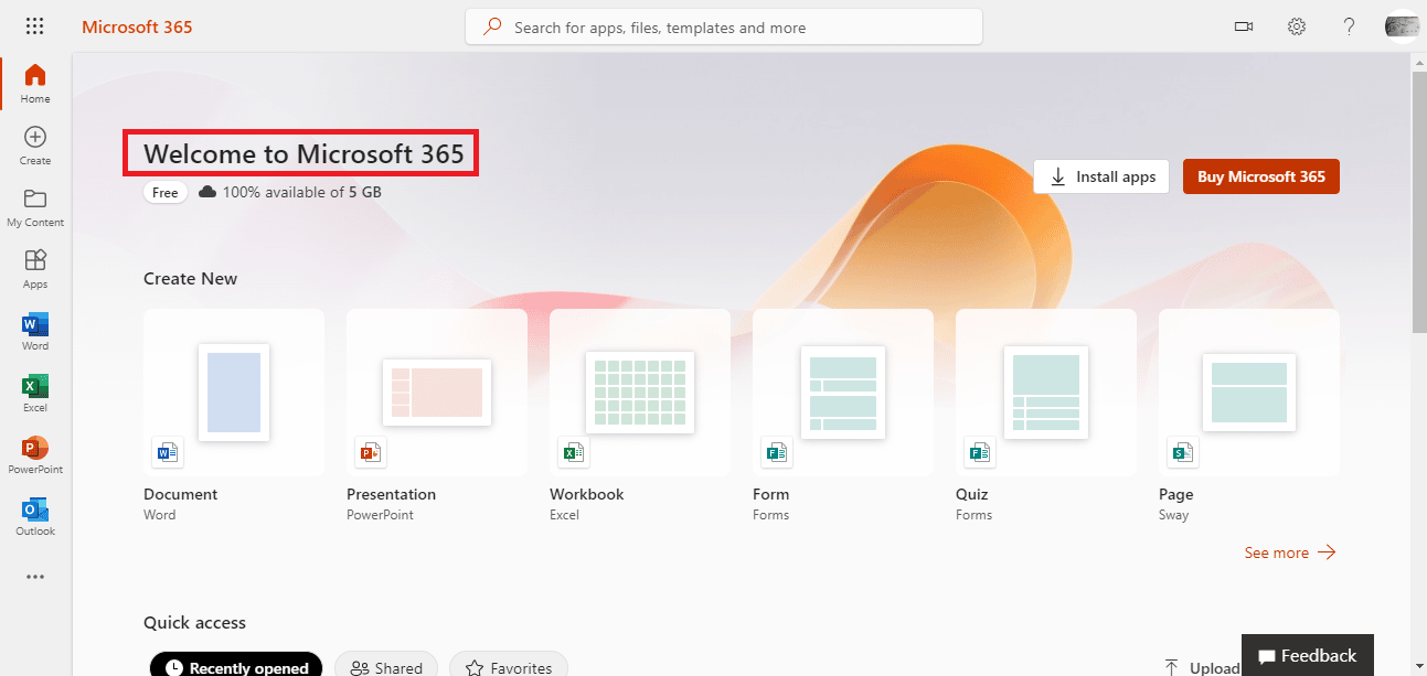 visit the official Microsoft 365 homepage. 8 Ways to troubleshoot Microsoft Office setup error code 30180-4