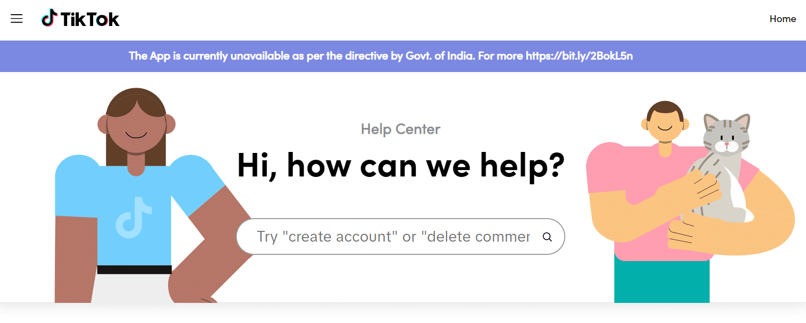 tiktok help center 