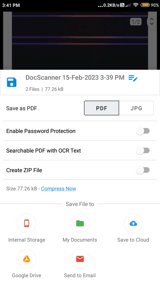 save as pdf