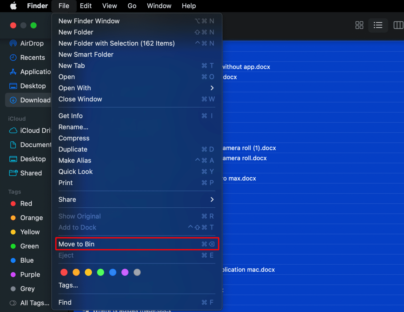 click on move to bin. How to Delete Apps from MacBook