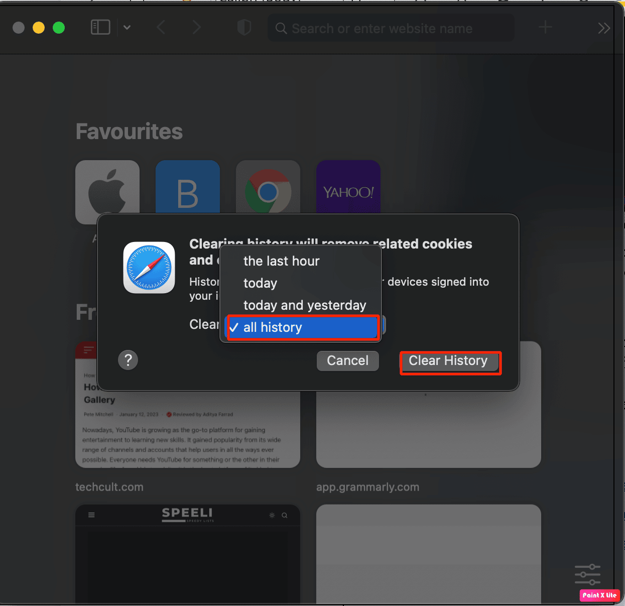 select clear history. How to Delete Apps from MacBook