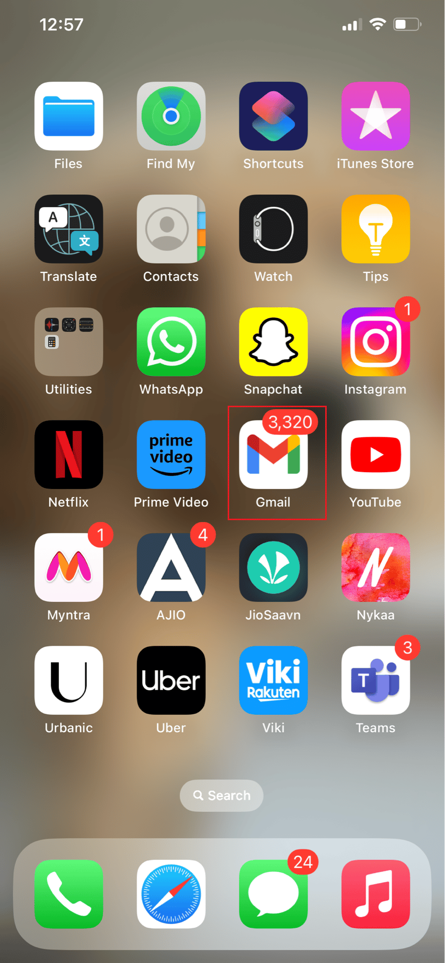 gmail icon on apple