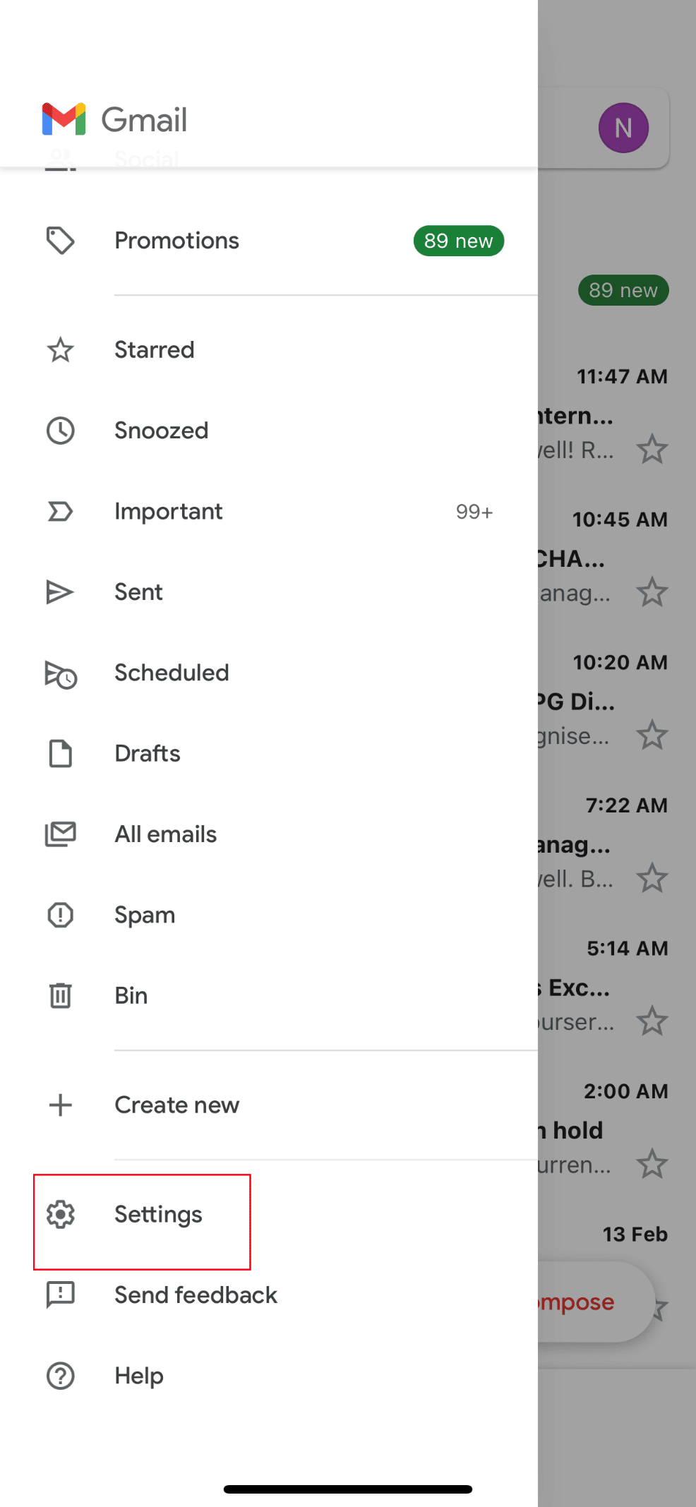 settings ios